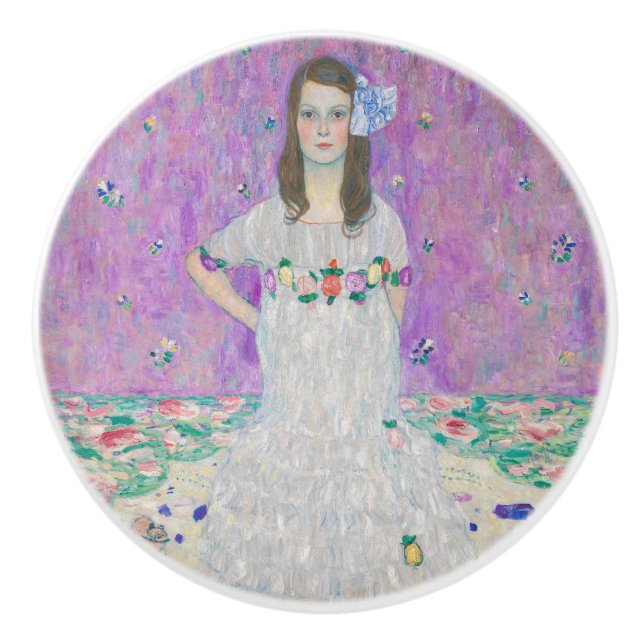 Gustav Klimt - Mada Primavesi Keramikknauf (Vorderseite)