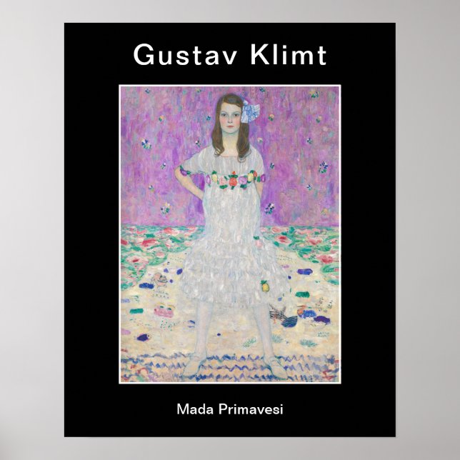 Gustav Klimt - Mada Primavesi Poster (Vorne)