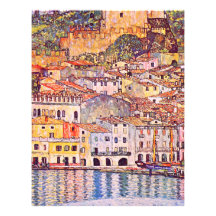 Gustav Klimt . Malcesine am Gardasee