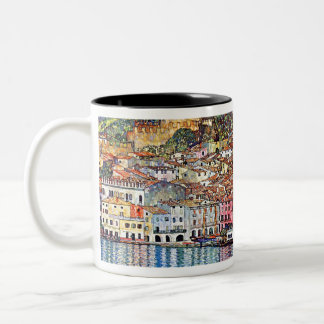 Gustav Klimt Malcesine auf See Garda Zweifarbige Tasse