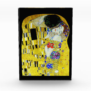 Gustav Klimt malerische Kunst Kiss Liebe Fotoblock