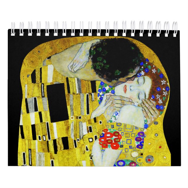 Gustav Klimt Malkunst Kalender (Titelbild)