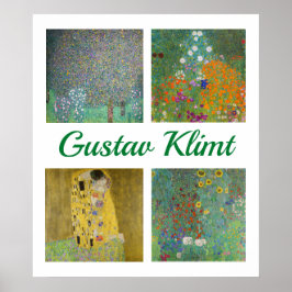 Gustav Klimt Masterpiece Patchwork Poster