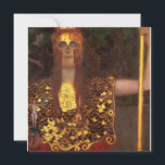 Gustav Klimt - Minerva oder Pallas Athena Feiertagskarte<br><div class="desc">Gustav Klimt - Minerva oder Pallas Athena</div>