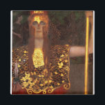 Gustav Klimt - Minerva oder Pallas Athena Magnet<br><div class="desc">Gustav Klimt - Minerva oder Pallas Athena</div>