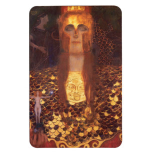 Gustav Klimt Minerva Pallas Athena Magnet