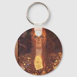 Gustav Klimt Minerva Pallas Athena Schlüsselkette Schlüsselanhänger