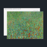 Gustav Klimt - Mohnfeld Postkarte<br><div class="desc">Mohnfeld / Poppiesfeld - Gustav Klimt, Öl auf Leinwand, 1907</div>