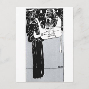 Gustav Klimt ~ Musik Postkarte