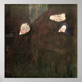 Gustav Klimt - Mutter mit Kindern Poster