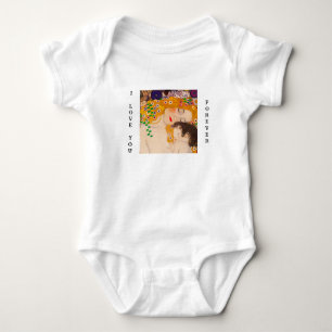 Gustav Klimt - Mutter und Kind  Baby Strampler