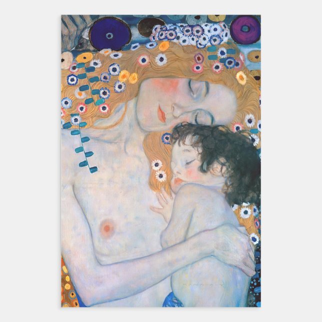 Gustav Klimt - Mutter und Kind Geschenkpapier Set (Von Creator hochgeladen)