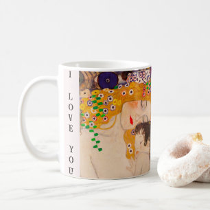 Gustav Klimt - Mutter und Kind Kaffeetasse