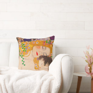 Gustav Klimt - Mutter und Kind Kissen