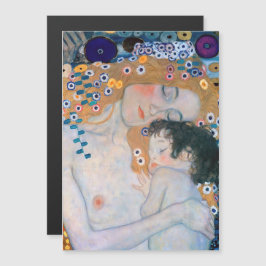 Gustav Klimt - Mutter und Kind-Magnetkarte Magnetkarte
