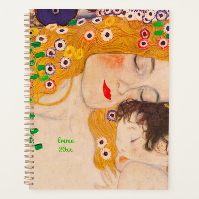 Gustav Klimt - Mutter und Kind Planer (Vorderseite)