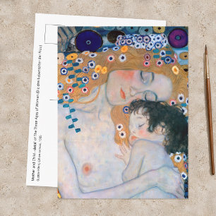 Gustav Klimt - Mutter und Kind Postkarte