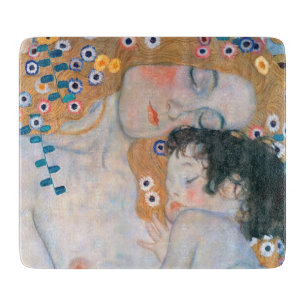 Gustav Klimt - Mutter und Kind Schneidebrett