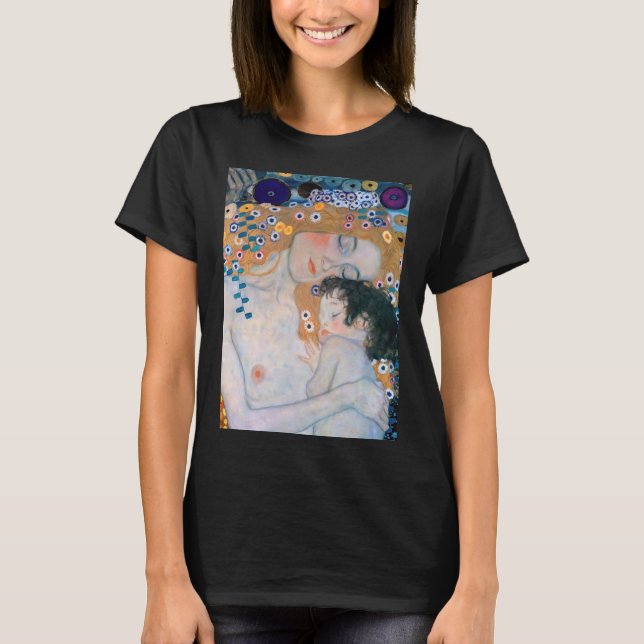 Gustav Klimt - Mutter und Kind T-Shirt (Vorderseite)