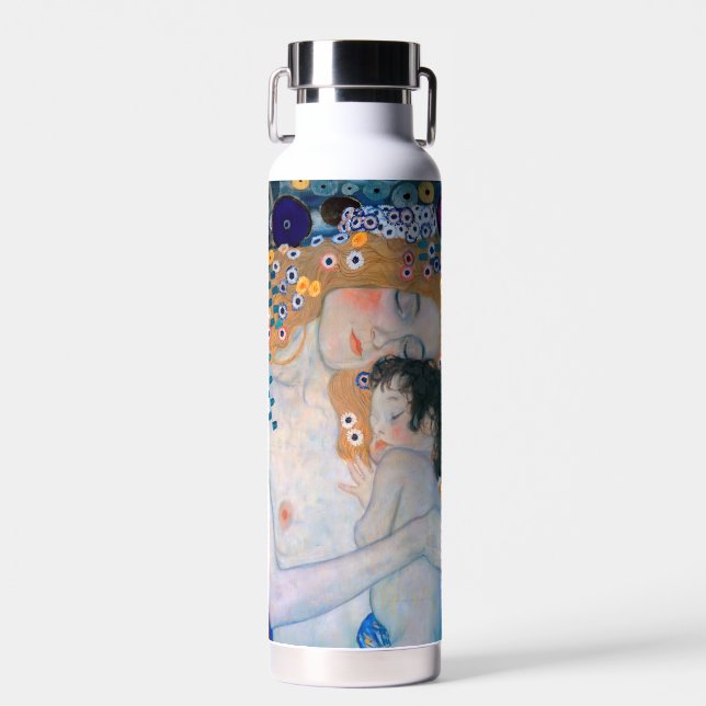 Gustav Klimt - Mutter und Kind Trinkflasche (Vorne)