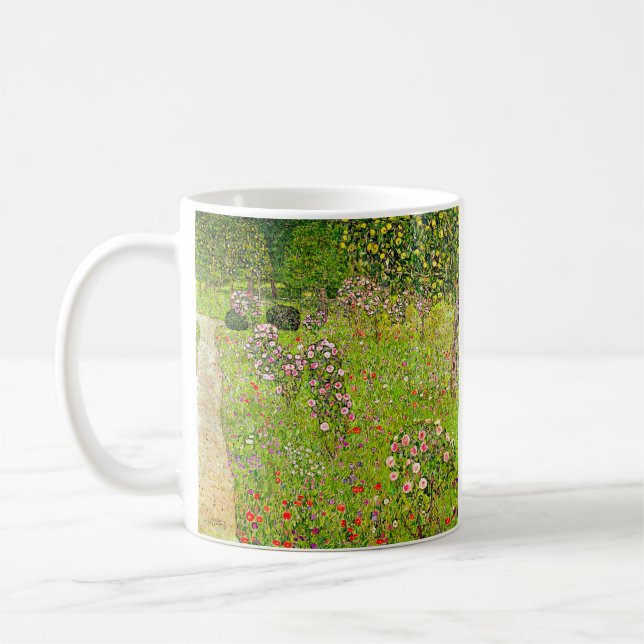 Gustav Klimt Orchard mit Rose Kaffeetasse (Links)