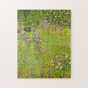 Gustav Klimt Orchard mit Rose Puzzle