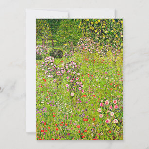 Gustav Klimt Orchard mit Rose Save The Date