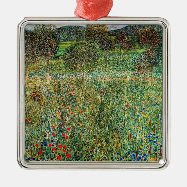 Gustav Klimt - Orchard Ornament Aus Metall (Vorne)