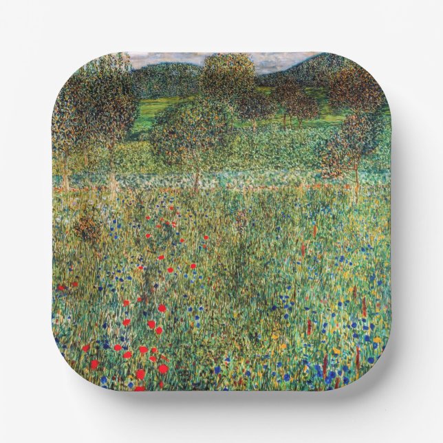 Gustav Klimt - Orchard Pappteller (Vorderseite)