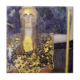 Gustav Klimt Pallas Athene Jugendstil Fliese