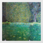 Gustav Klimt - Park Schloss Kammer am Attersee Fensteraufkleber<br><div class="desc">Salzkammersee / Schloss Kammer am Attersee / Schloss Kammer am Attersee - Gustav Klimt,  Öl auf Leinwand,  1910</div>