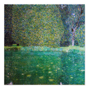 Gustav Klimt - Park Schloss Kammer am Attersee Fotodruck