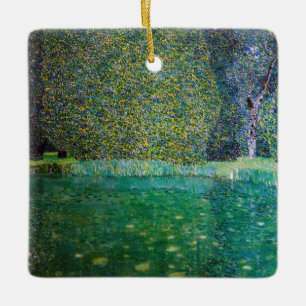 Gustav Klimt - Park Schloss Kammer am Attersee Keramikornament