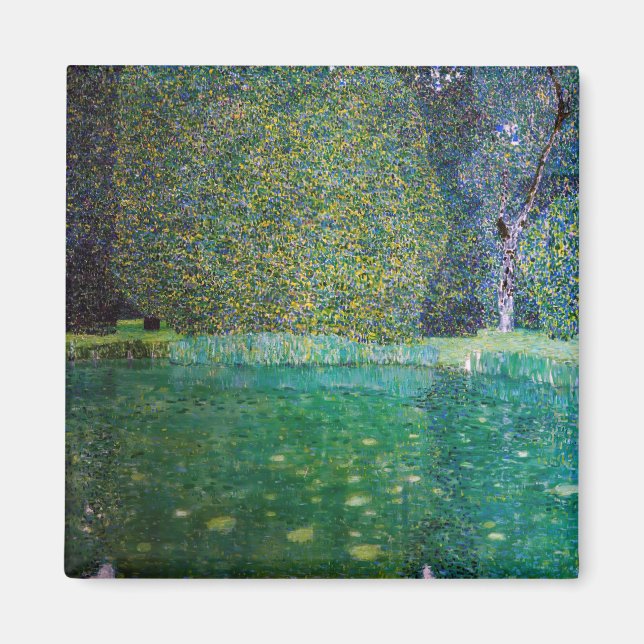 Gustav Klimt - Park Schloss Kammer am Attersee Magnet (Vorne)