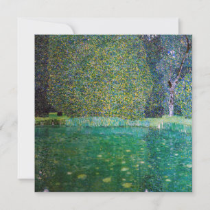 Gustav Klimt - Park von Schloss Kammer am Attersee Einladung