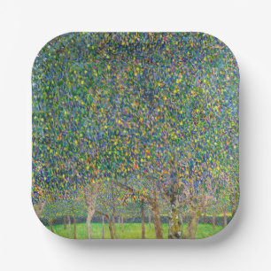Gustav Klimt - Pear Tree Floor Pappteller