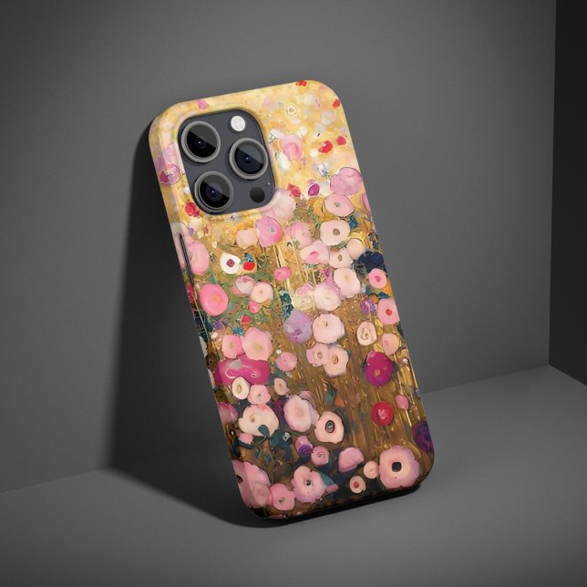 Gustav Klimt Pink Flower Garden Artistic Case (Von Creator hochgeladen)