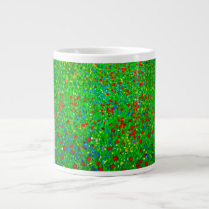 Gustav Klimt Poppy Field Jumbo-Tasse