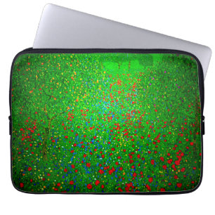 Gustav Klimt Poppy Field Laptopschutzhülle