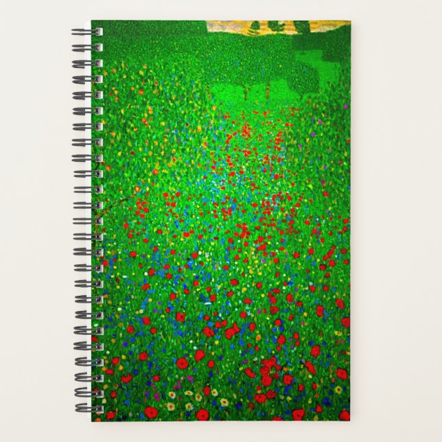 Gustav Klimt Poppy Field Planer (Vorderseite)