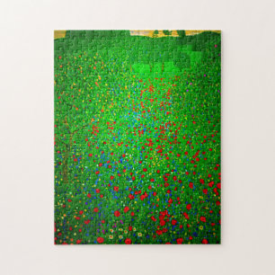 Gustav Klimt Poppy Field Puzzle