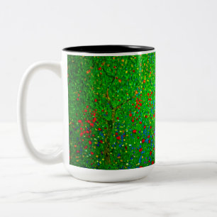 Gustav Klimt Poppy Field Zweifarbige Tasse