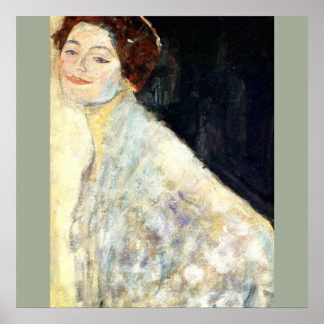 Gustav Klimt - Portrait einer Frau Poster (Vorne)