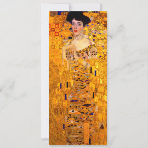 Gustav Klimt Portrait von Adele Bloch Bauer Einladung