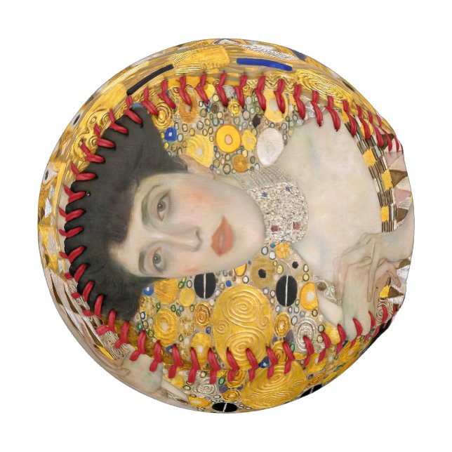 Gustav Klimt - Portrait von Adele Bloch-Bauer I Baseball (Vorderseite Links)