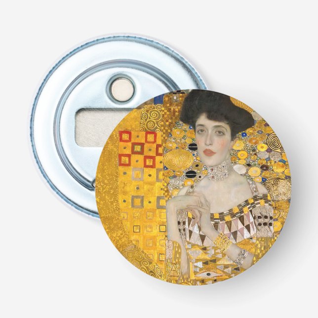 Gustav Klimt - Portrait von Adele Bloch-Bauer I Flaschenöffner (Vorderseite)
