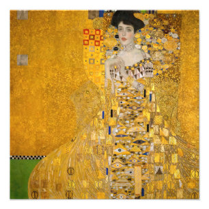 Gustav Klimt - Portrait von Adele Bloch-Bauer I Fotodruck