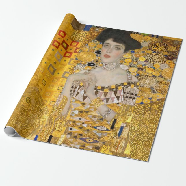 Gustav Klimt - Portrait von Adele Bloch-Bauer I Geschenkpapier (Ungerollt)