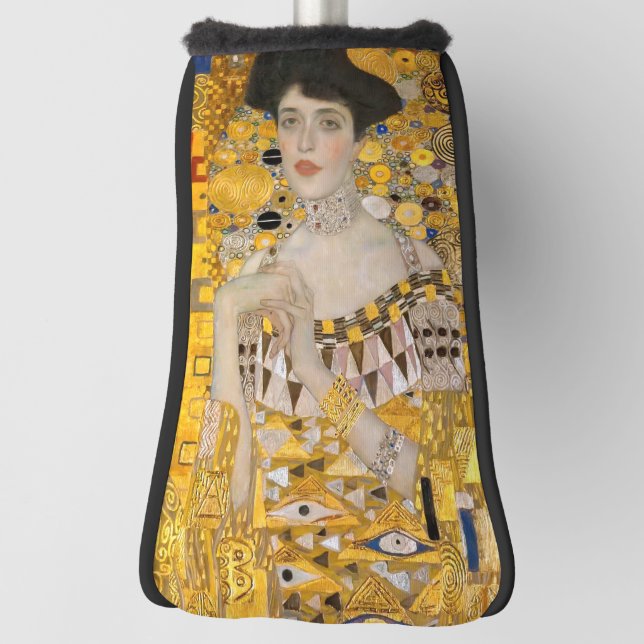 Gustav Klimt - Portrait von Adele Bloch-Bauer I Golf Headcover (Rotieren 90)