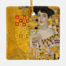 Gustav Klimt - Portrait von Adele Bloch-Bauer I Keramikornament